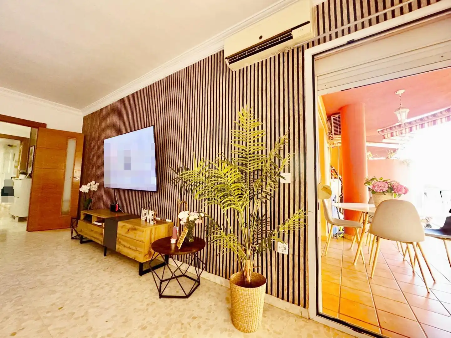 Sala de estar de Piso en venta en Málaga con Aire acondicionado, Terraza y Trastero