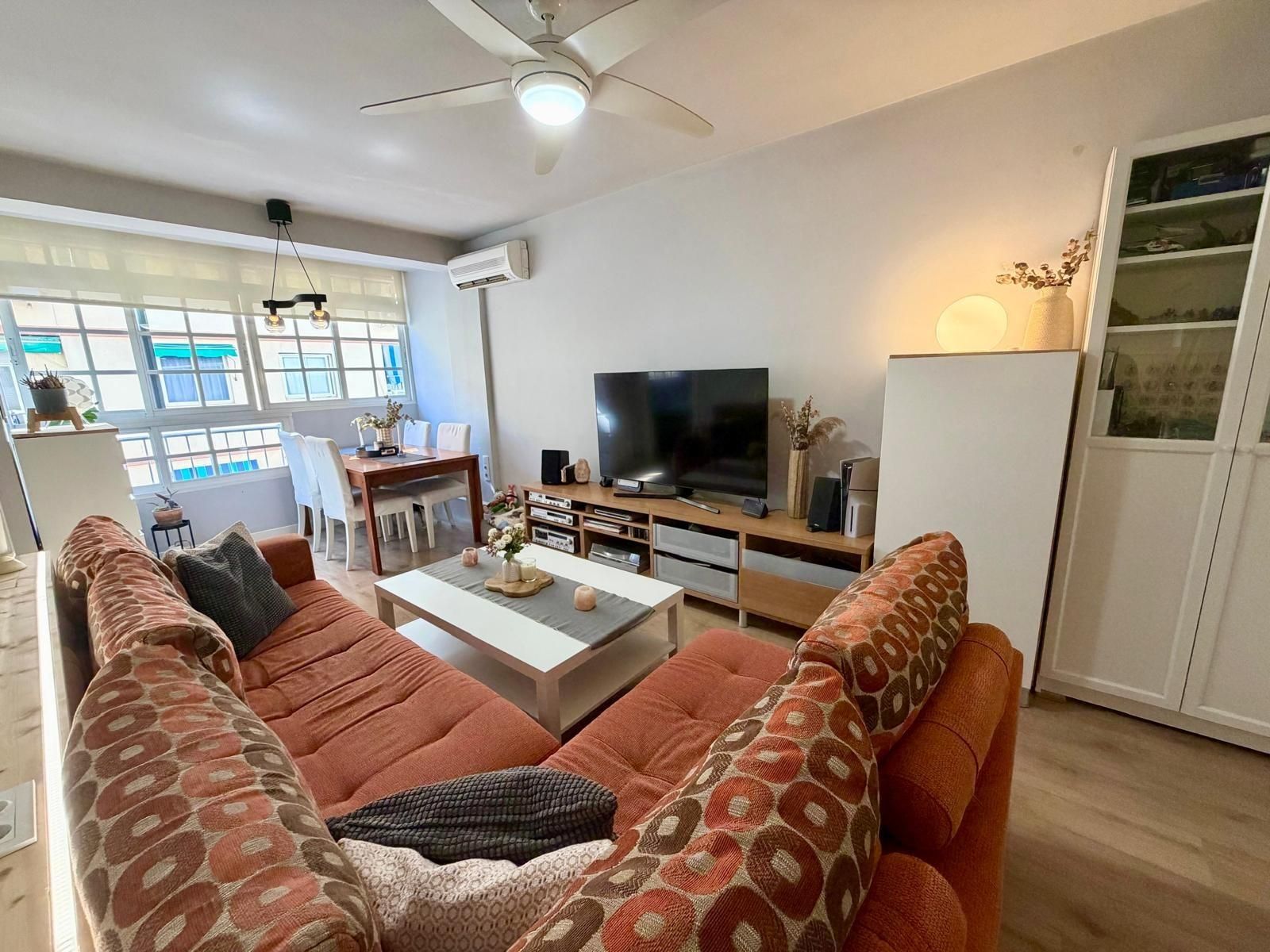 Sala de estar de Piso en venta en Málaga Capital con Aire acondicionado