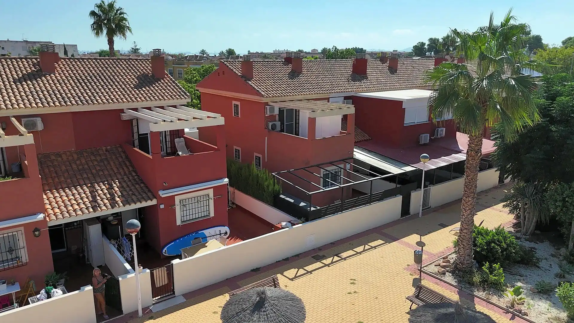 Vista exterior de Casa adosada en venta en Mar Menor de Cartagena – Cabo de Palos