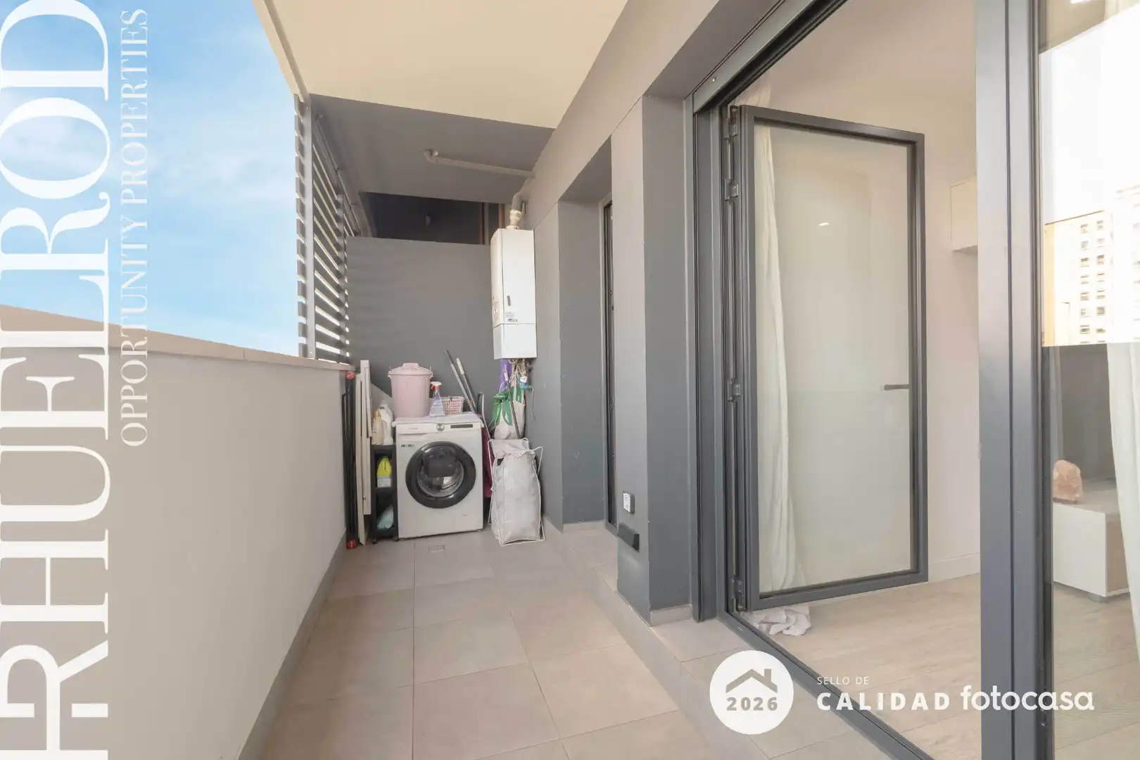 Terraza de Piso en venta en Badalona con Calefacción, Parquet y Trastero