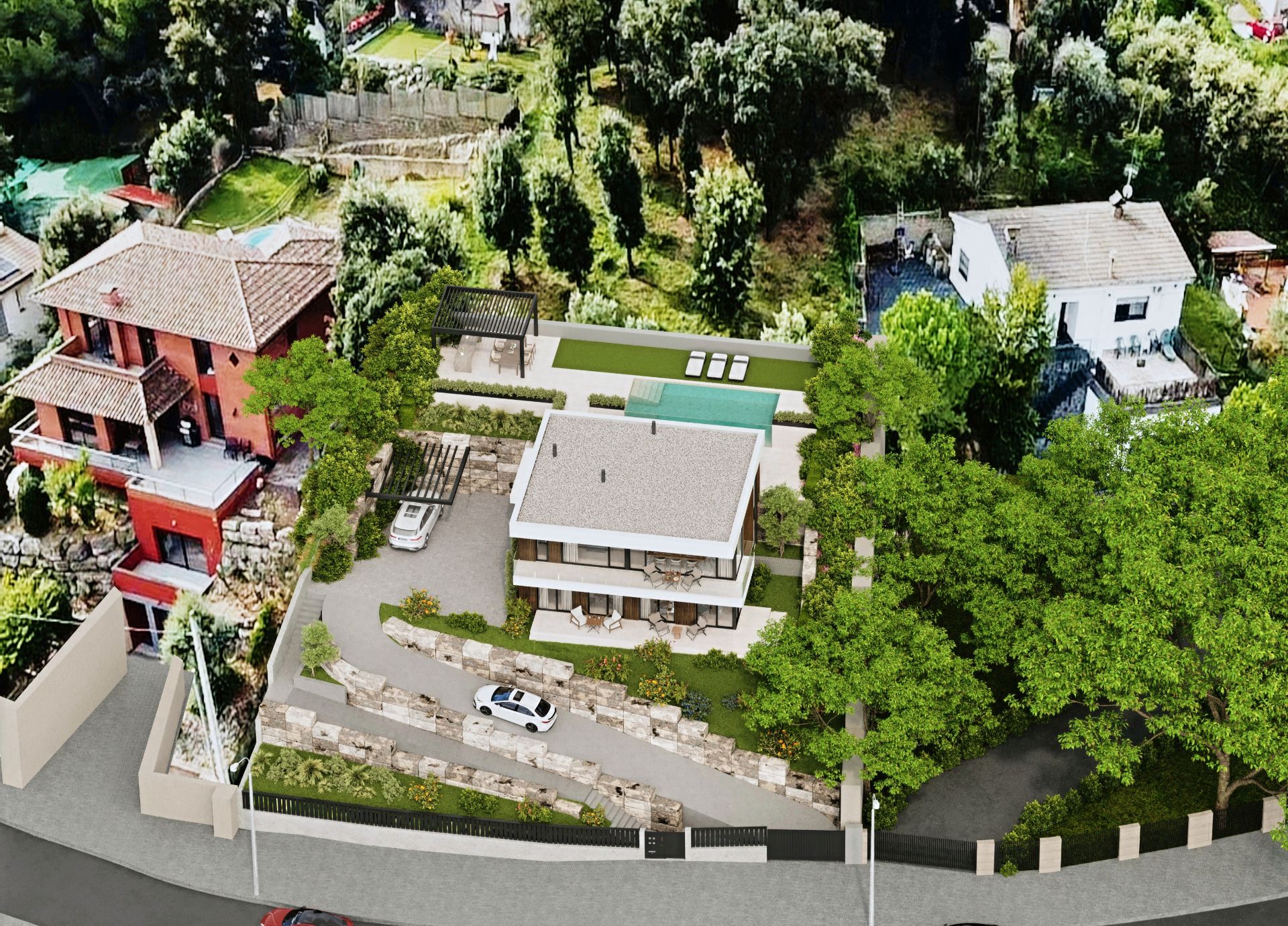 Vista exterior de Casa o chalet en venta en Sant Pere de Vilamajor con Aire acondicionado, Calefacción y Jardín privado