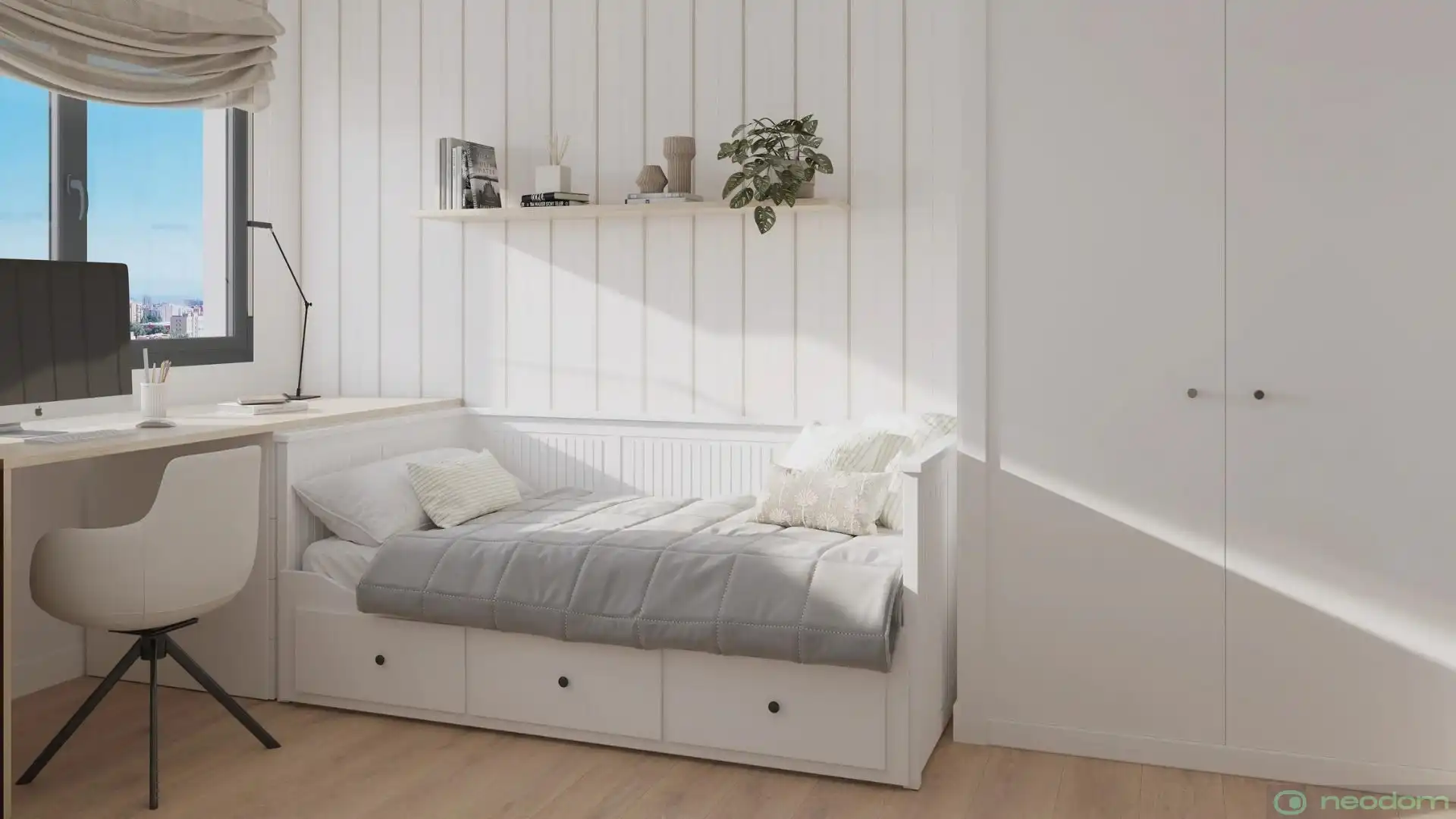 Bedroom of Flat for sale in Alicante / Alacant