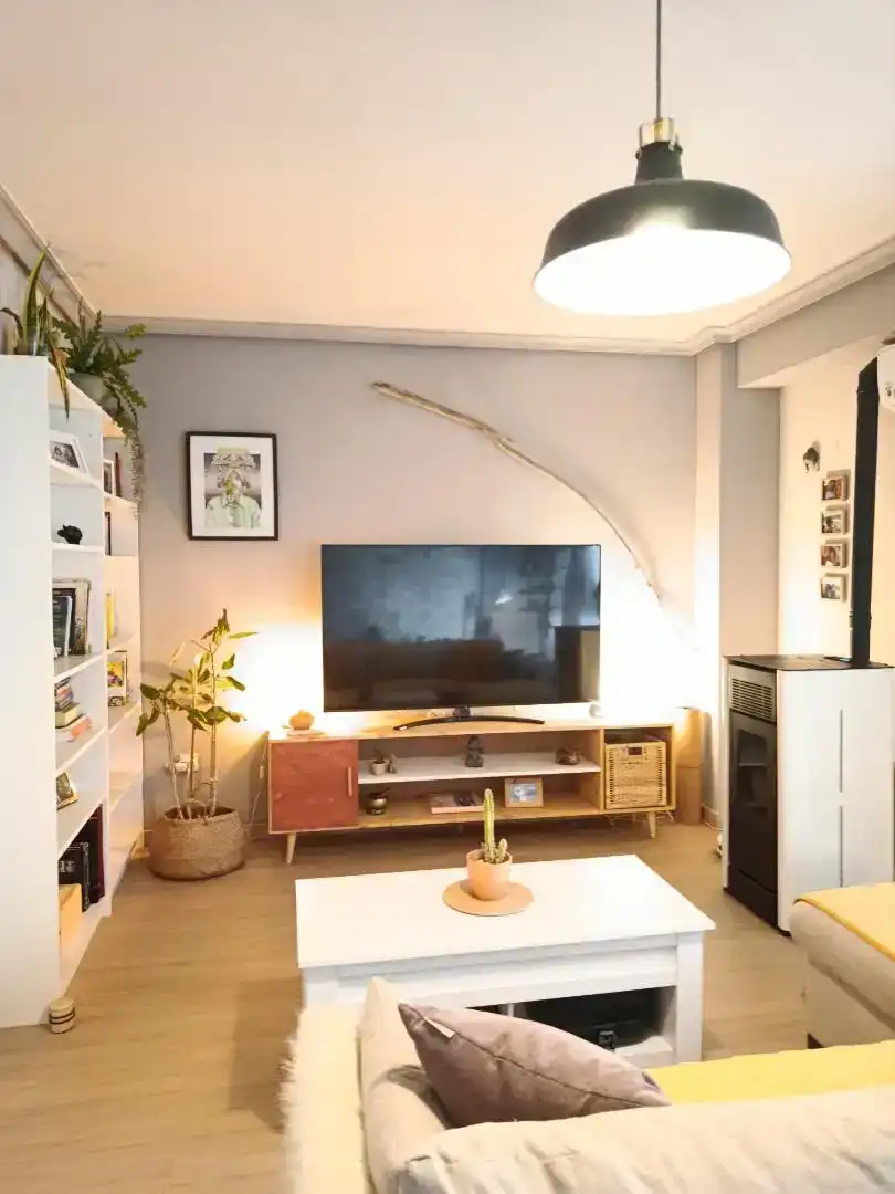 Sala de estar de Piso en venta en Cabezabellosa con Aire acondicionado, Jardín privado y Parquet