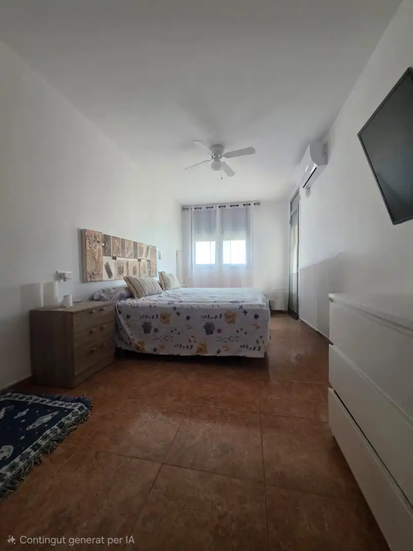 Bedroom of Flat for sale in Deltebre  with Air Conditioner and Furnished