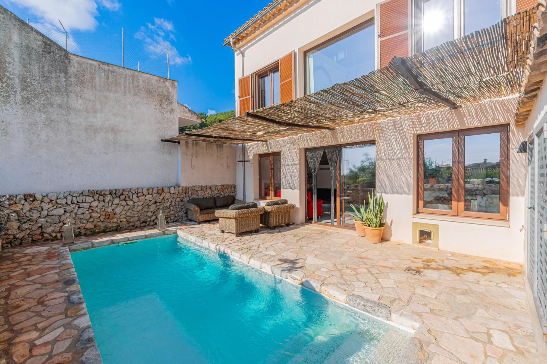 Vista exterior de Casa o xalet en venda en Selva amb Aire condicionat, Calefacció i Jardí privat