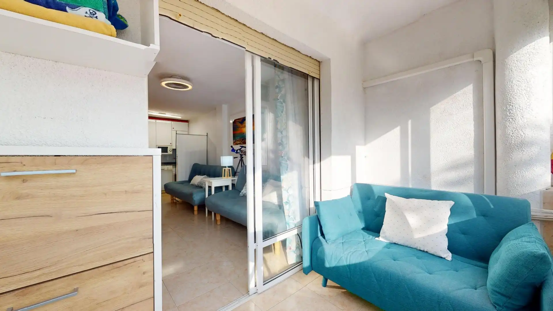 Studio with terrace for sale in Avenida italia mp 54, imagen 3