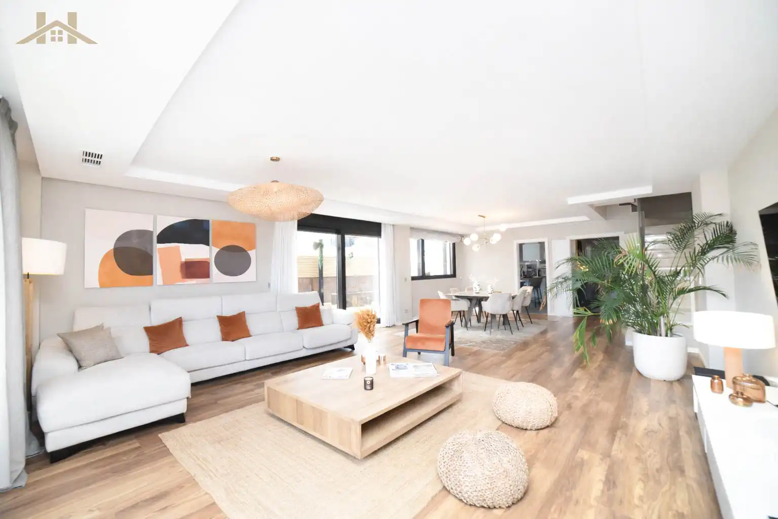 Sala de estar de Casa o chalet en venta en Boadilla del Monte con Aire acondicionado, Calefacción y Jardín privado