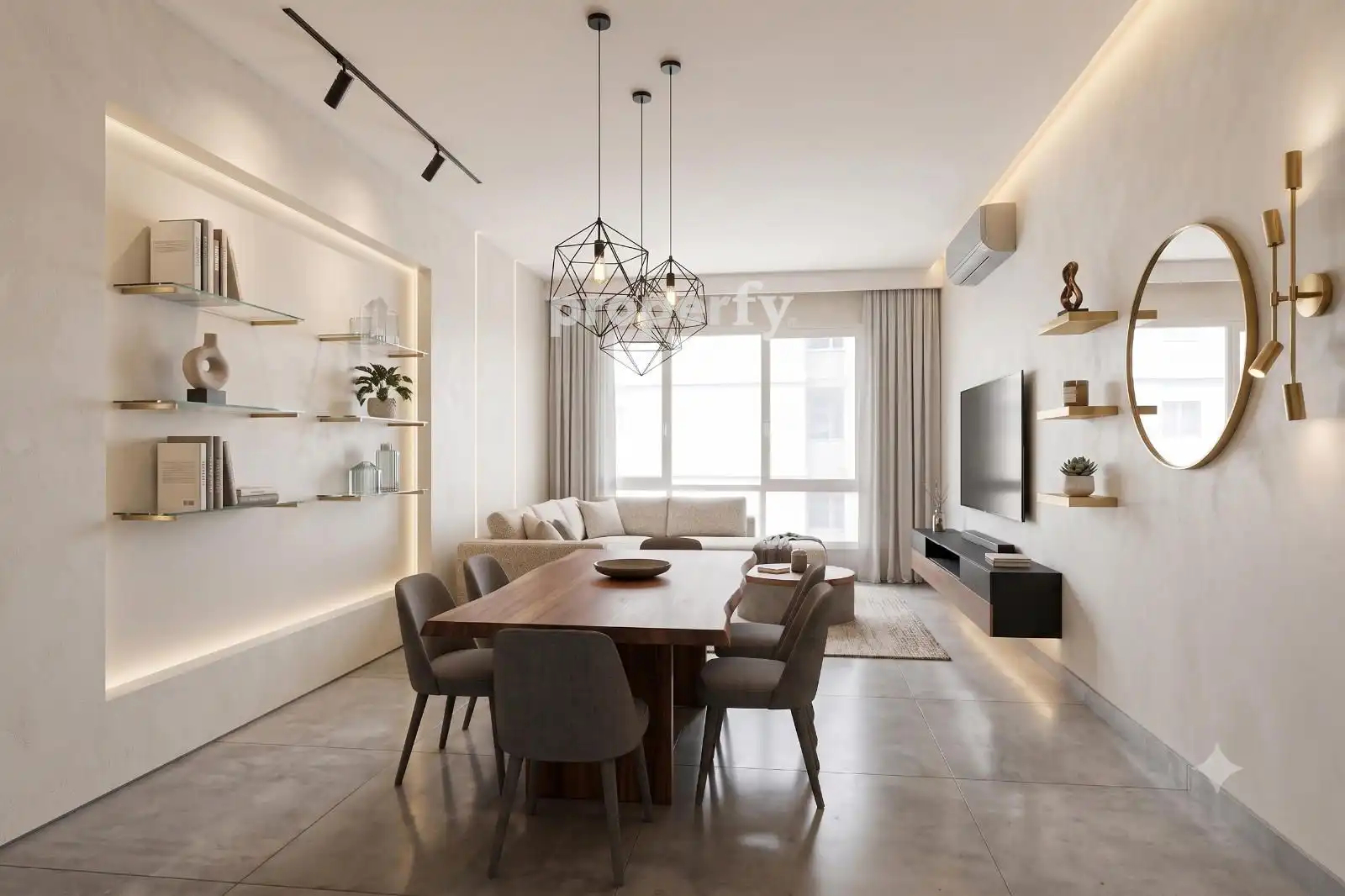 Sala de estar de Piso en venta en Barcelona con Calefacción, Terraza y Balcón