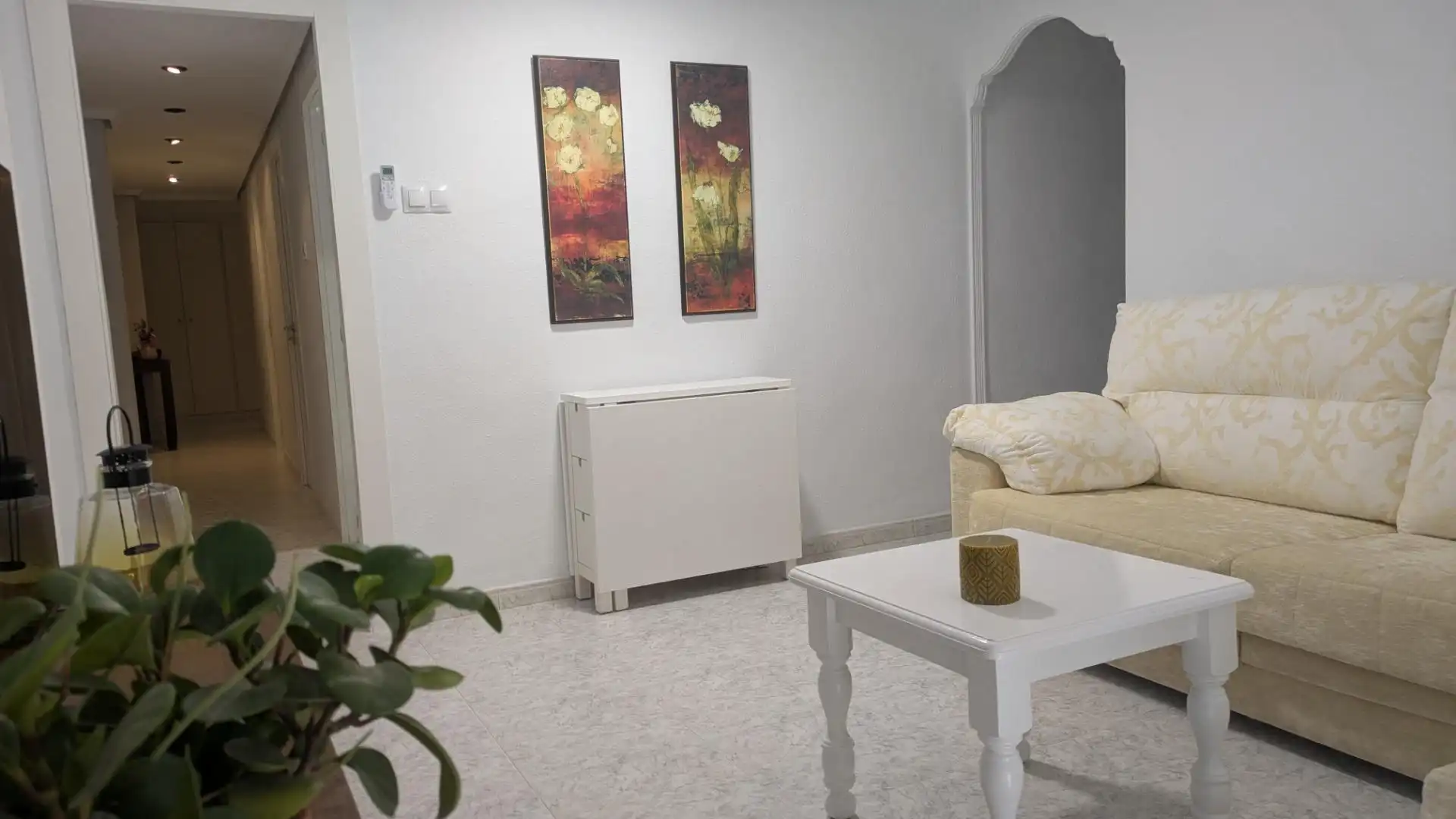 Living room of Flat for rent in Valencia  with Air Conditioner