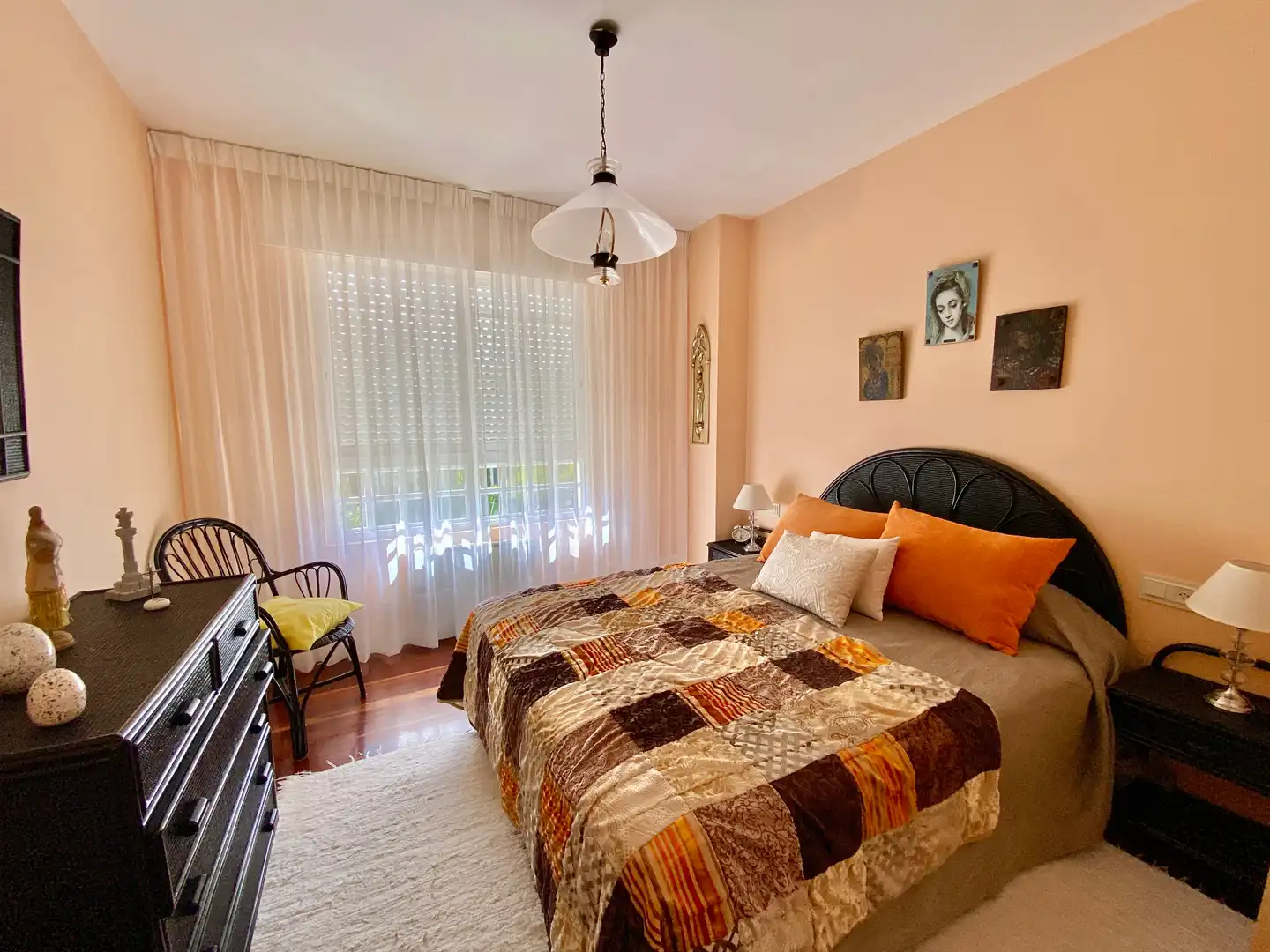 Schlafzimmer von Einfamilien-Reihenhaus zum Verkauf in O Grove   mit Privatgarten, Terrasse und Abstellraum