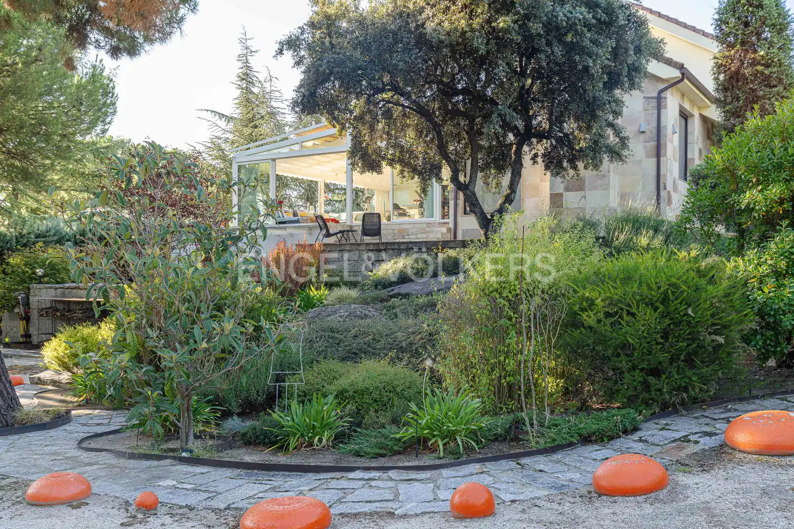 Terrassa de Casa o xalet en venda en Galapagar amb Aire condicionat, Calefacció i Jardí privat