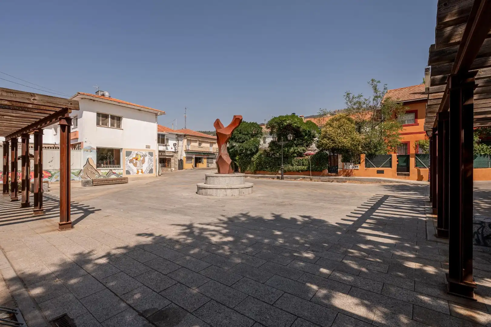 Vista exterior de Casa o chalet en venta en Santa María de la Alameda con Terraza