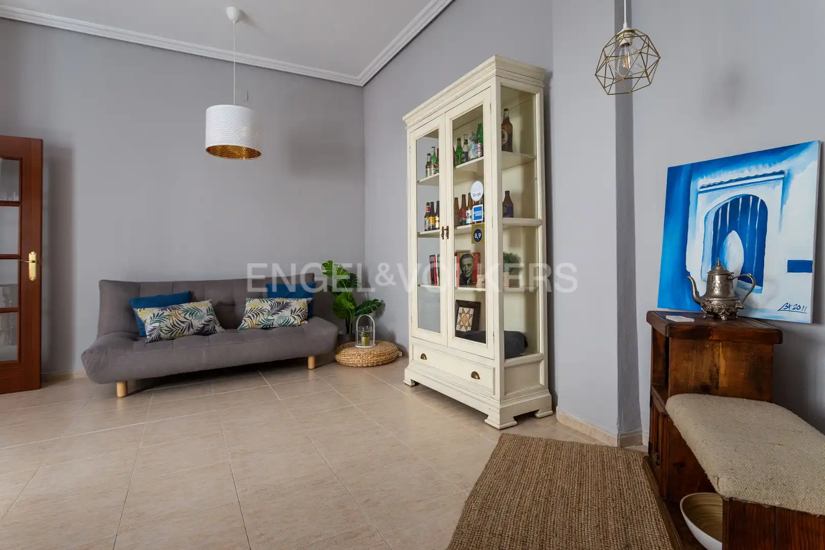 Sala d'estar de Apartament de lloguer en Sevilla amb Aire condicionat, Calefacció i Moblat