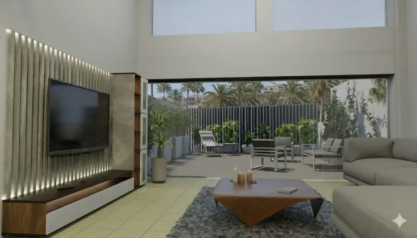 Sala d'estar de Local en venda en Santa Cruz de Tenerife amb Aire condicionat i Moblat