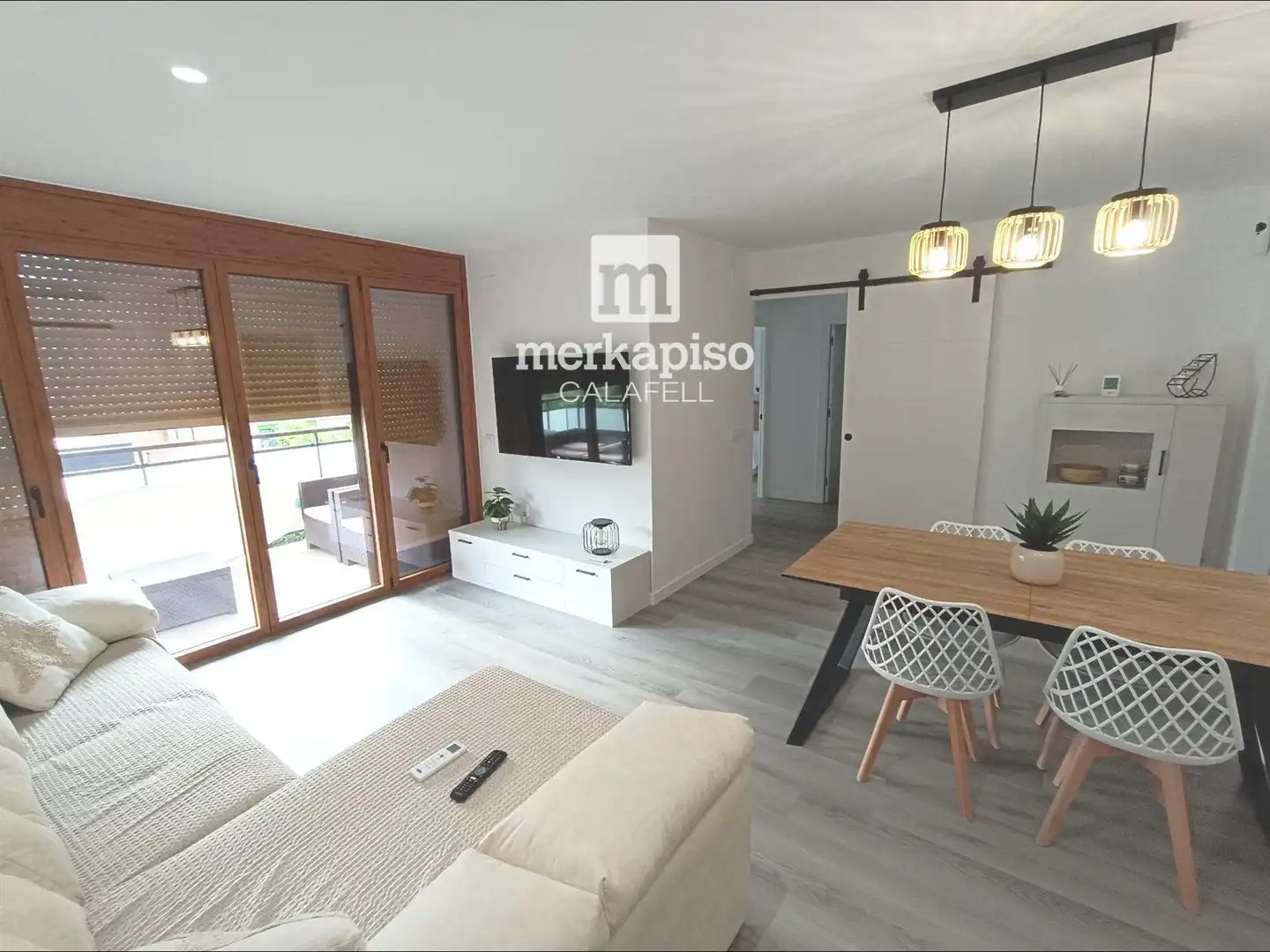 Sala de estar de Piso de alquiler en Calafell con Calefacción, Terraza y Amueblado