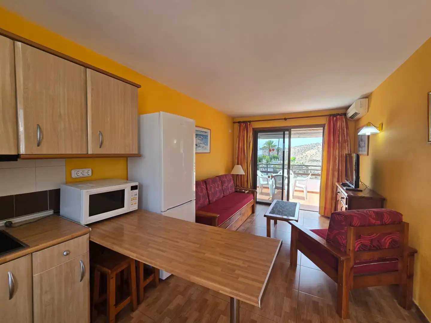 Living room of Apartments for rent in Mogán  with Furnished, Balcony and Community pool