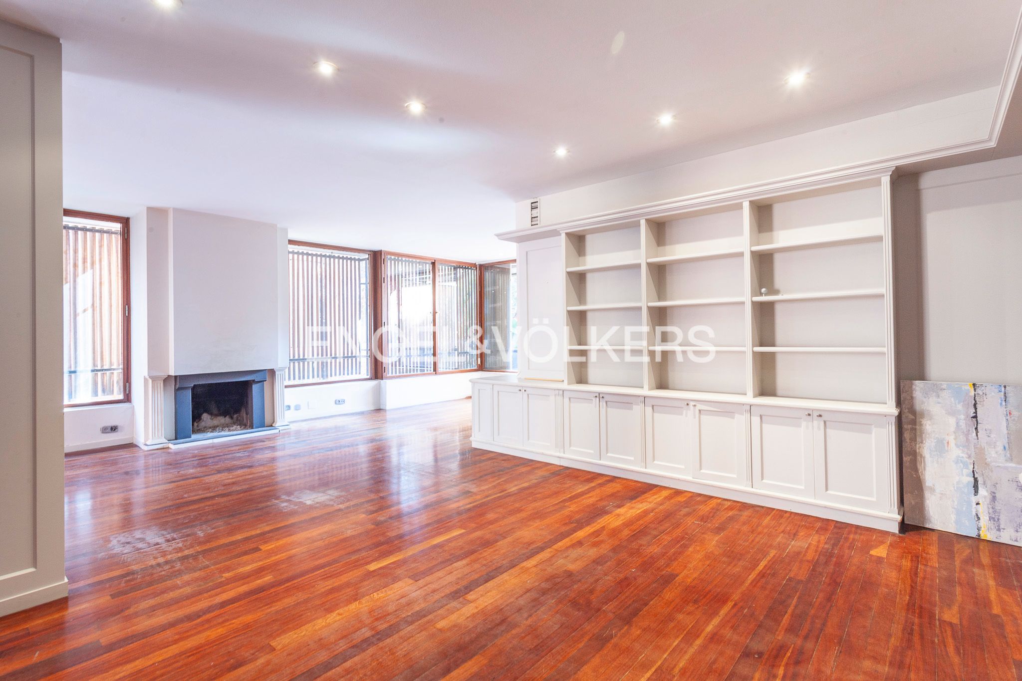 Sala d'estar de Apartament en venda en  Barcelona Capital amb Aire condicionat, Calefacció i Parquet