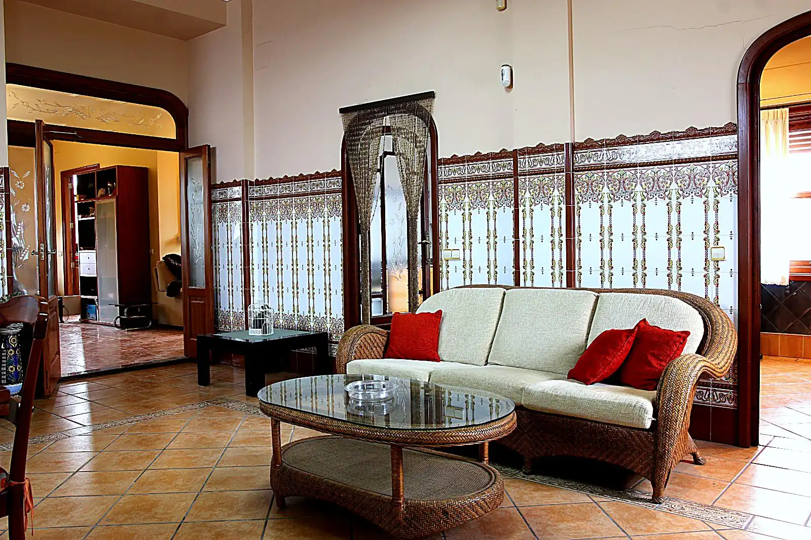 Sala de estar de Casa o chalet en venta en Alboraya con Jardín privado, Terraza y Trastero