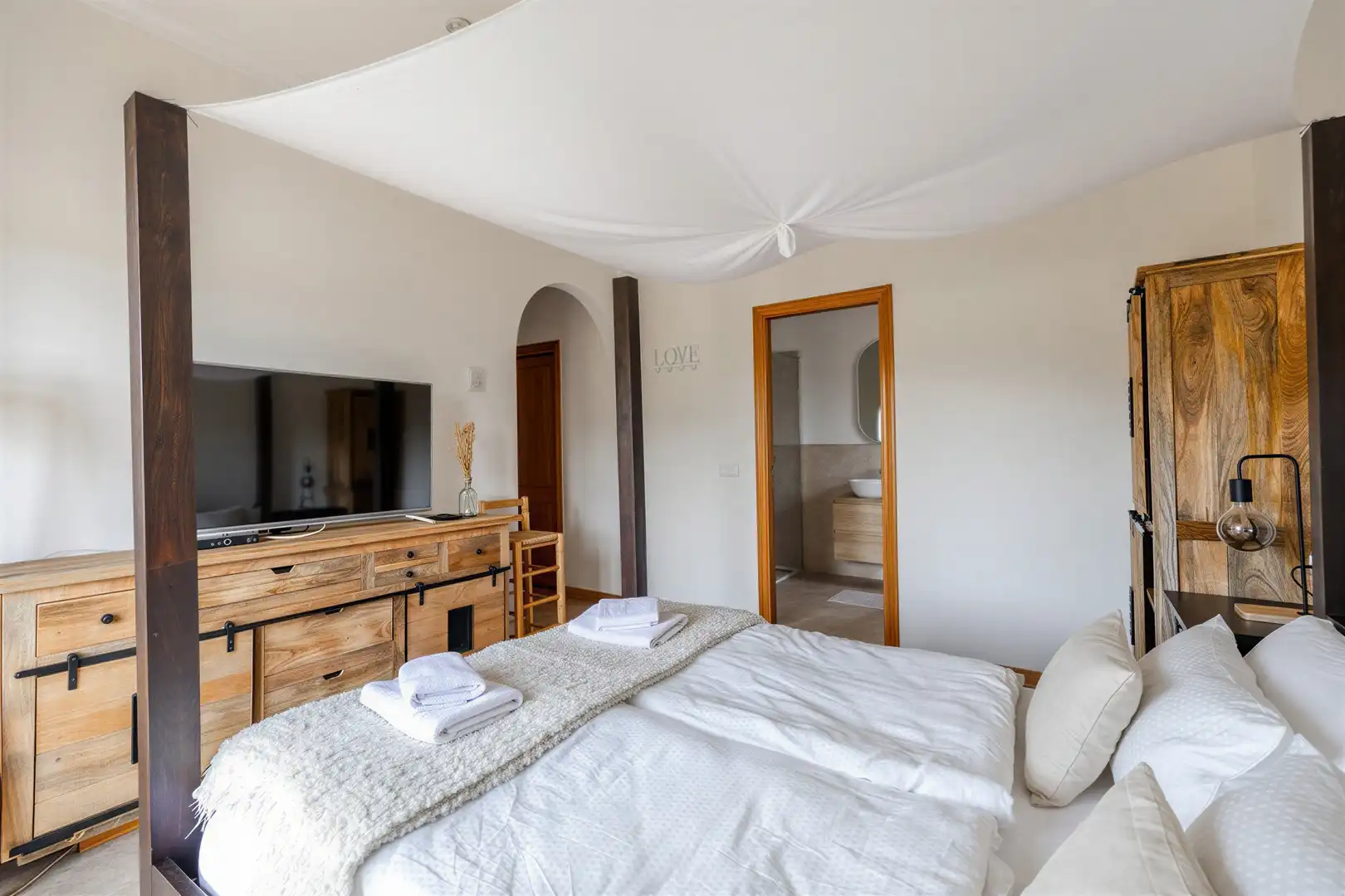 Dormitori de Casa o xalet en venda en Campos amb Aire condicionat, Calefacció i Terrassa