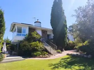 Vista exterior de Casa o chalet en venta en Galapagar con Aire acondicionado, Jardín privado y Terraza
