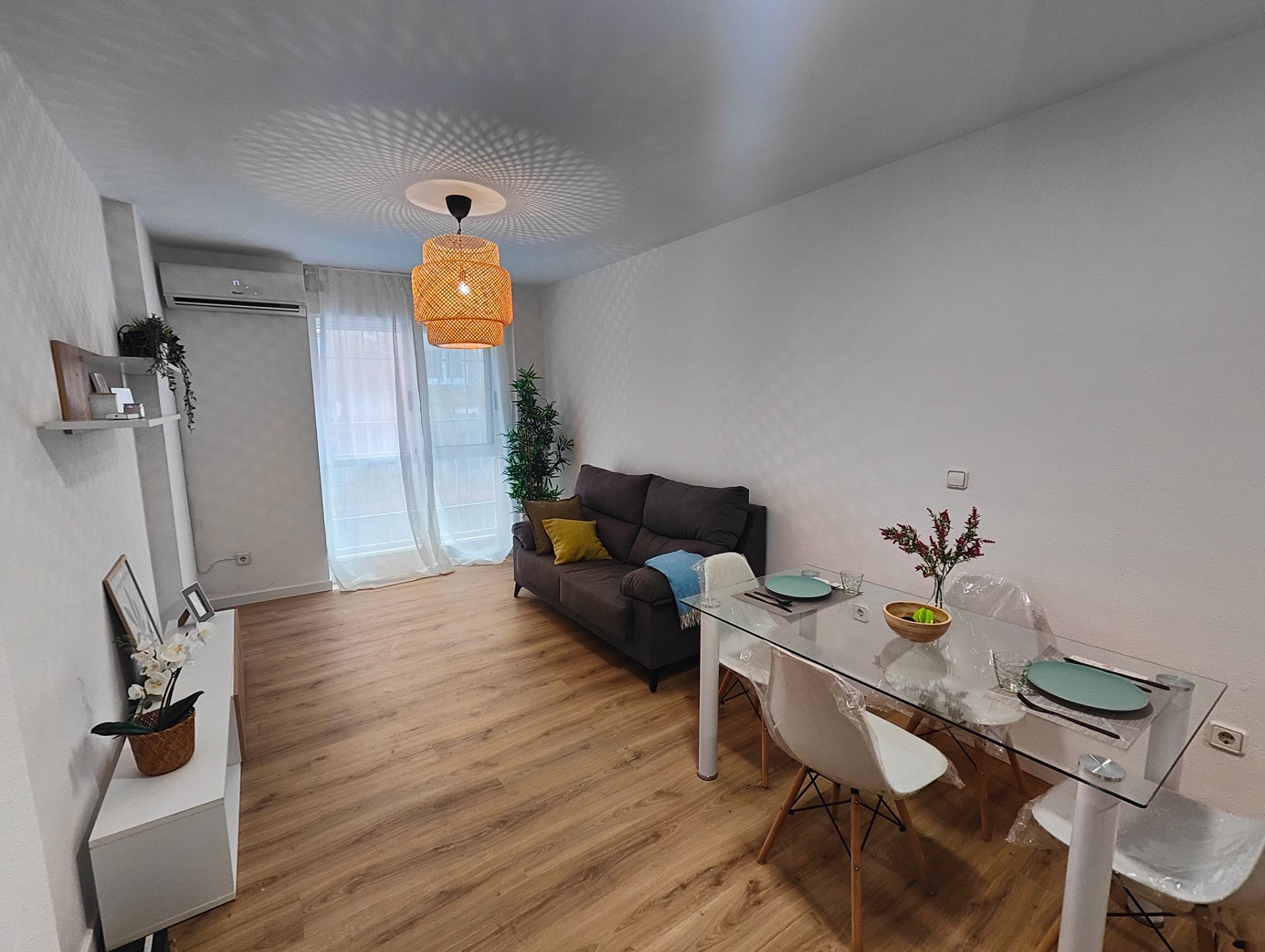 Living room of Flat for sale in  Murcia Capital  with Air Conditioner, Heating and Parquet flooring