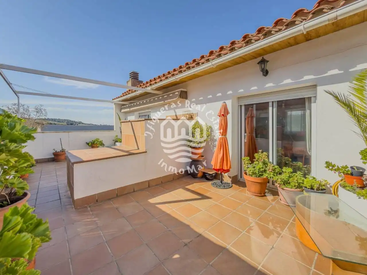 Terrassa de Casa o xalet en venda en Terrassa amb Aire condicionat, Calefacció i Terrassa