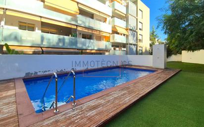 Swimming pool of Flat for sale in Arenys de Mar  with Air Conditioner and Terrace