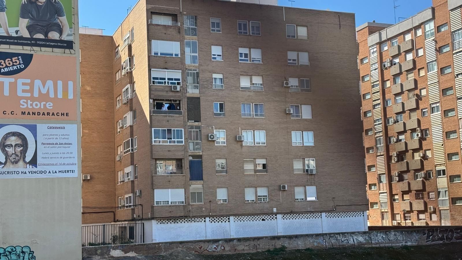 Vista exterior de Piso en venta en Cartagena con Trastero y Balcón
