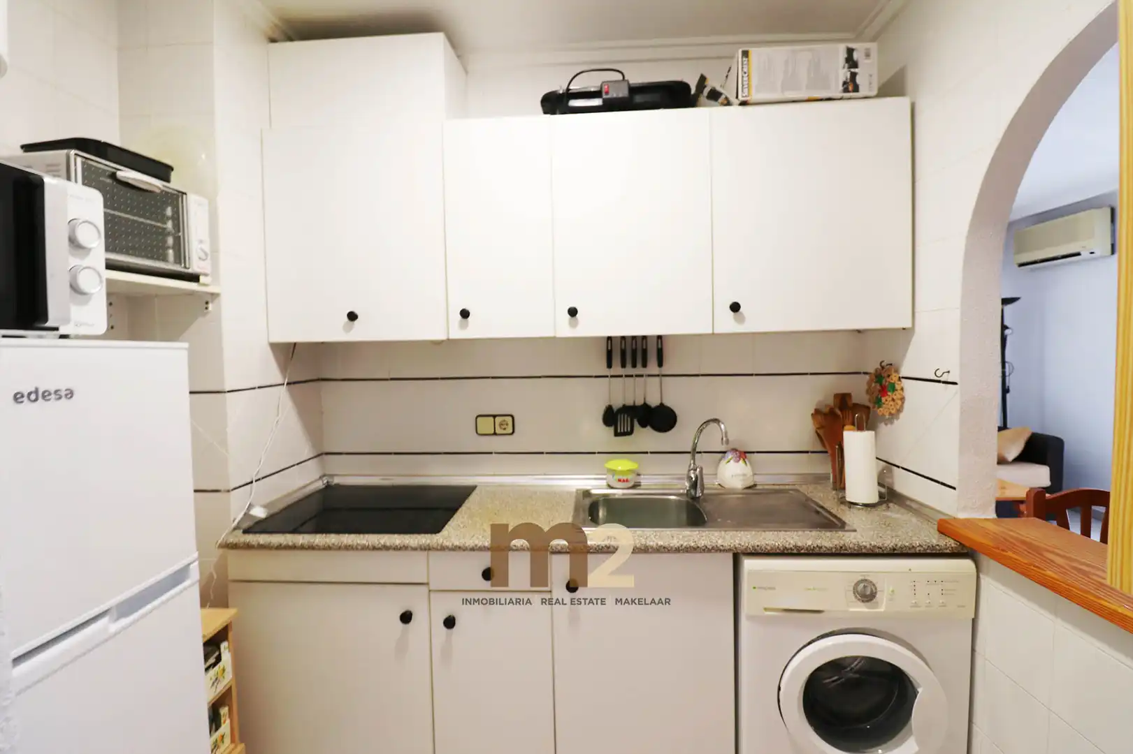 Cocina de Apartamento en venta en Torrevieja con Aire acondicionado, Terraza y Amueblado
