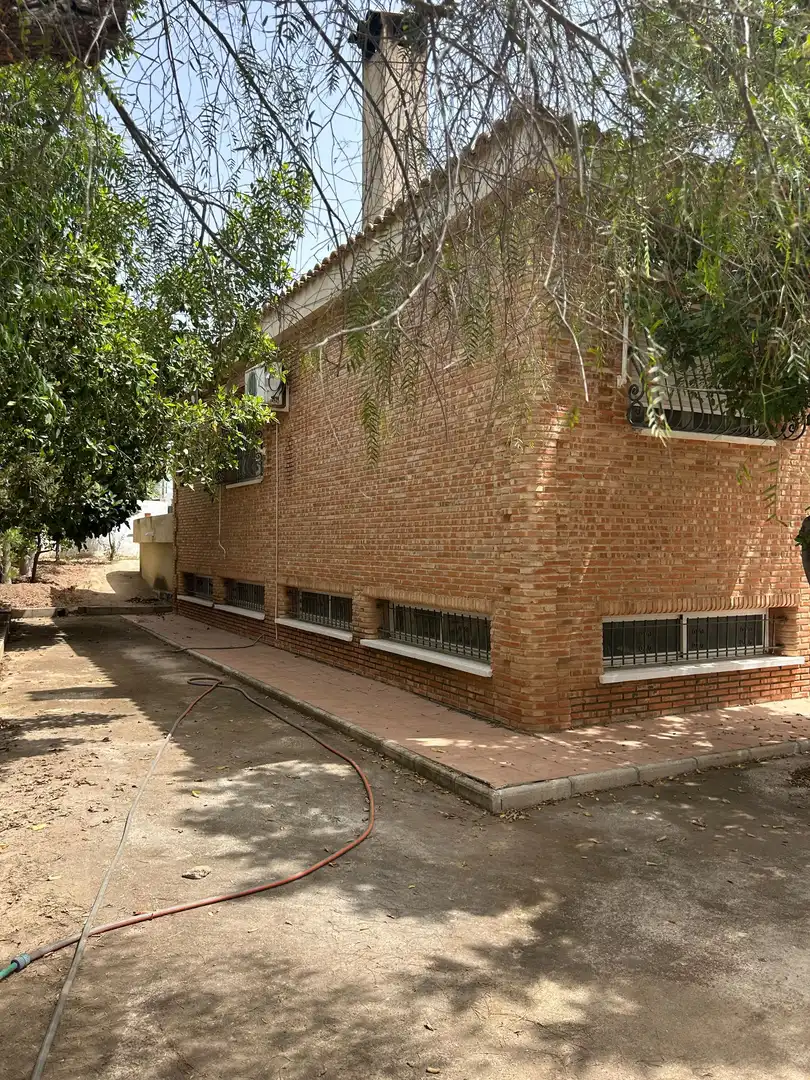 Vista exterior de Casa o xalet en venda en San Vicente del Raspeig / Sant Vicent del Raspeig amb Aire condicionat, Calefacció i Jardí privat