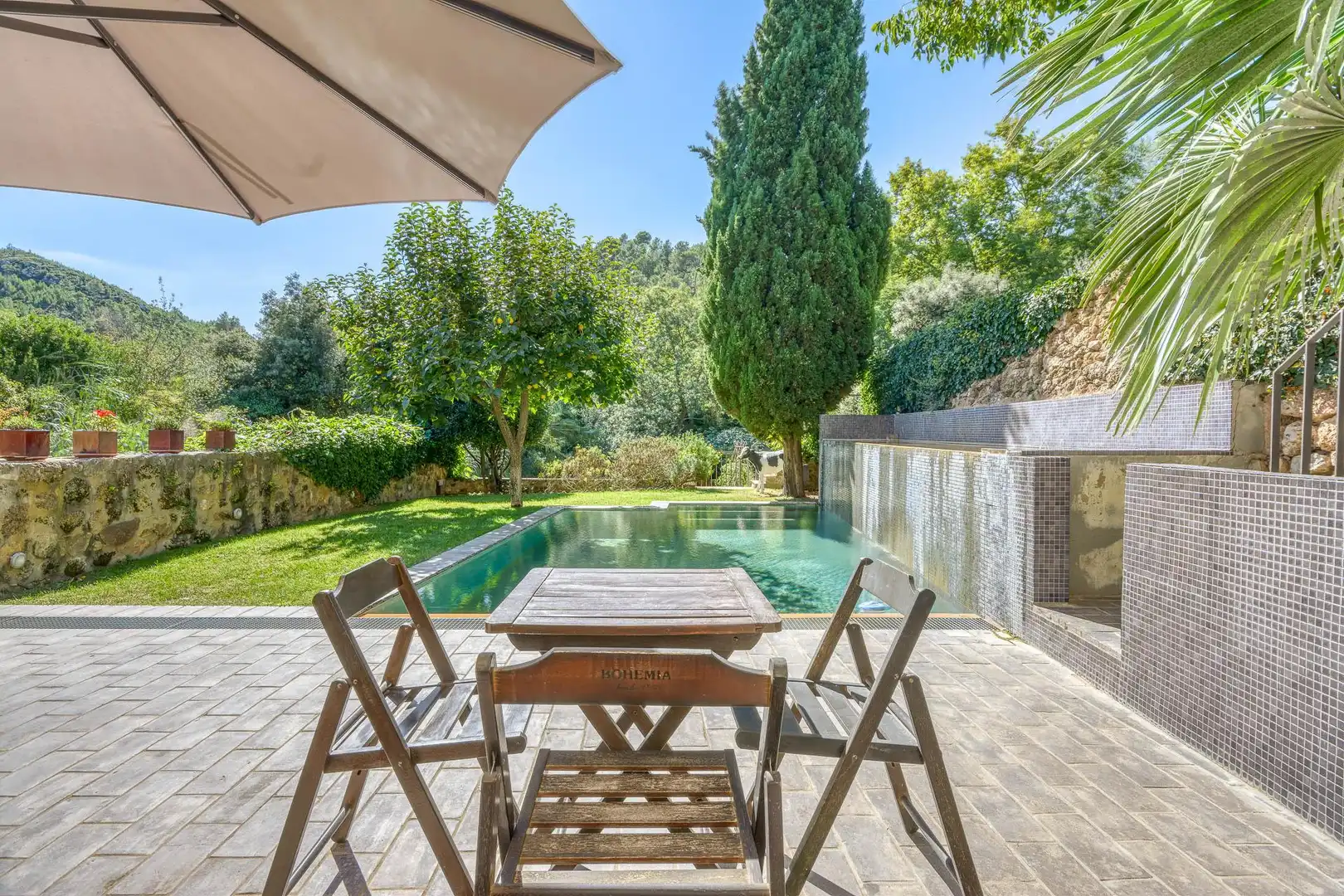 Jardín de Finca rústica en venta en Boadella i les Escaules con Calefacción, Jardín privado y Terraza