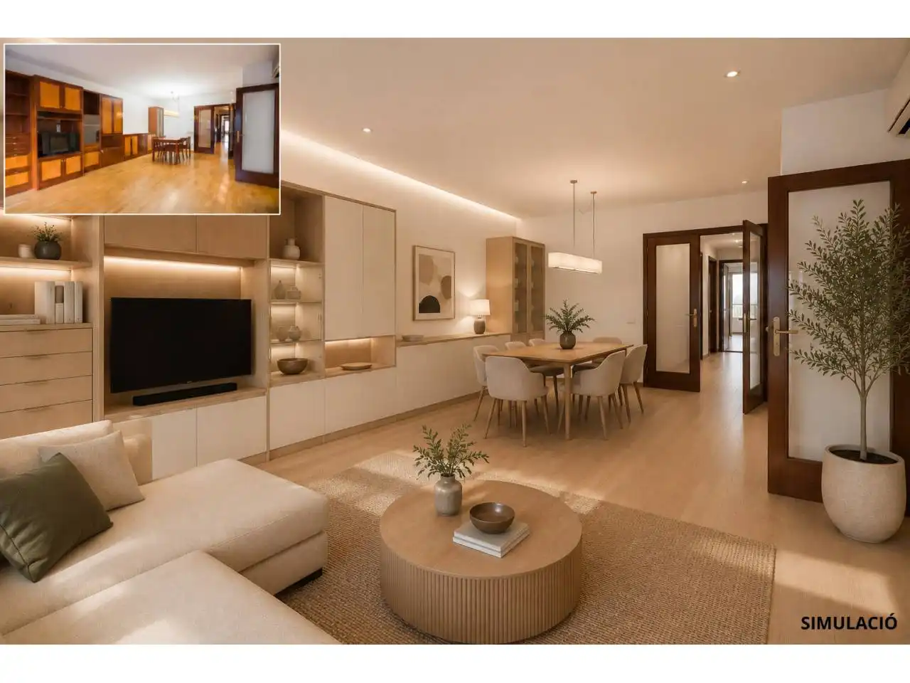 Sala de estar de Piso en venta en Vic con Aire acondicionado, Calefacción y Parquet