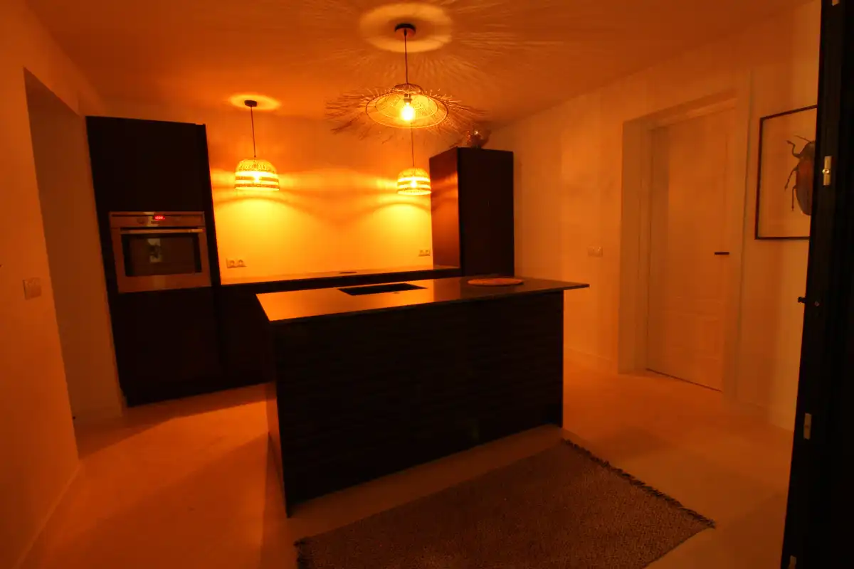 Cocina de Casa o chalet en venta en Benalmádena con Aire acondicionado, Calefacción y Jardín privado