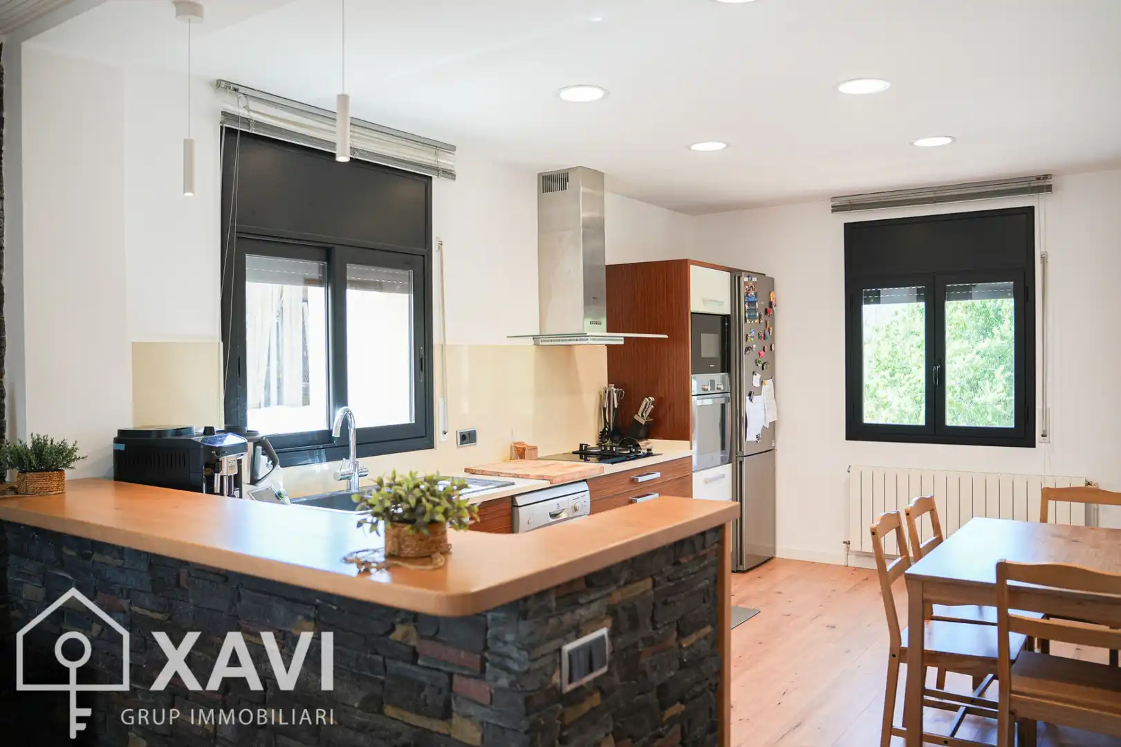 Cocina de Casa adosada en venta en Cabrera d'Anoia con Aire acondicionado, Calefacción y Jardín privado