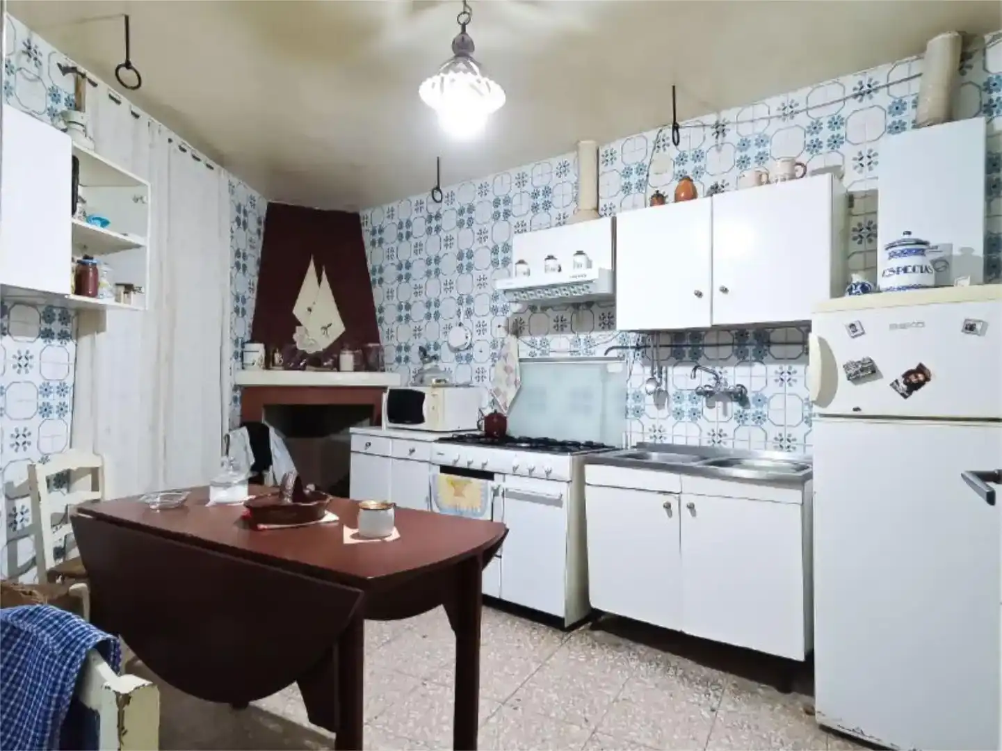 Cocina de Piso en venta en Logrosán con Trastero, Amueblado y Balcón