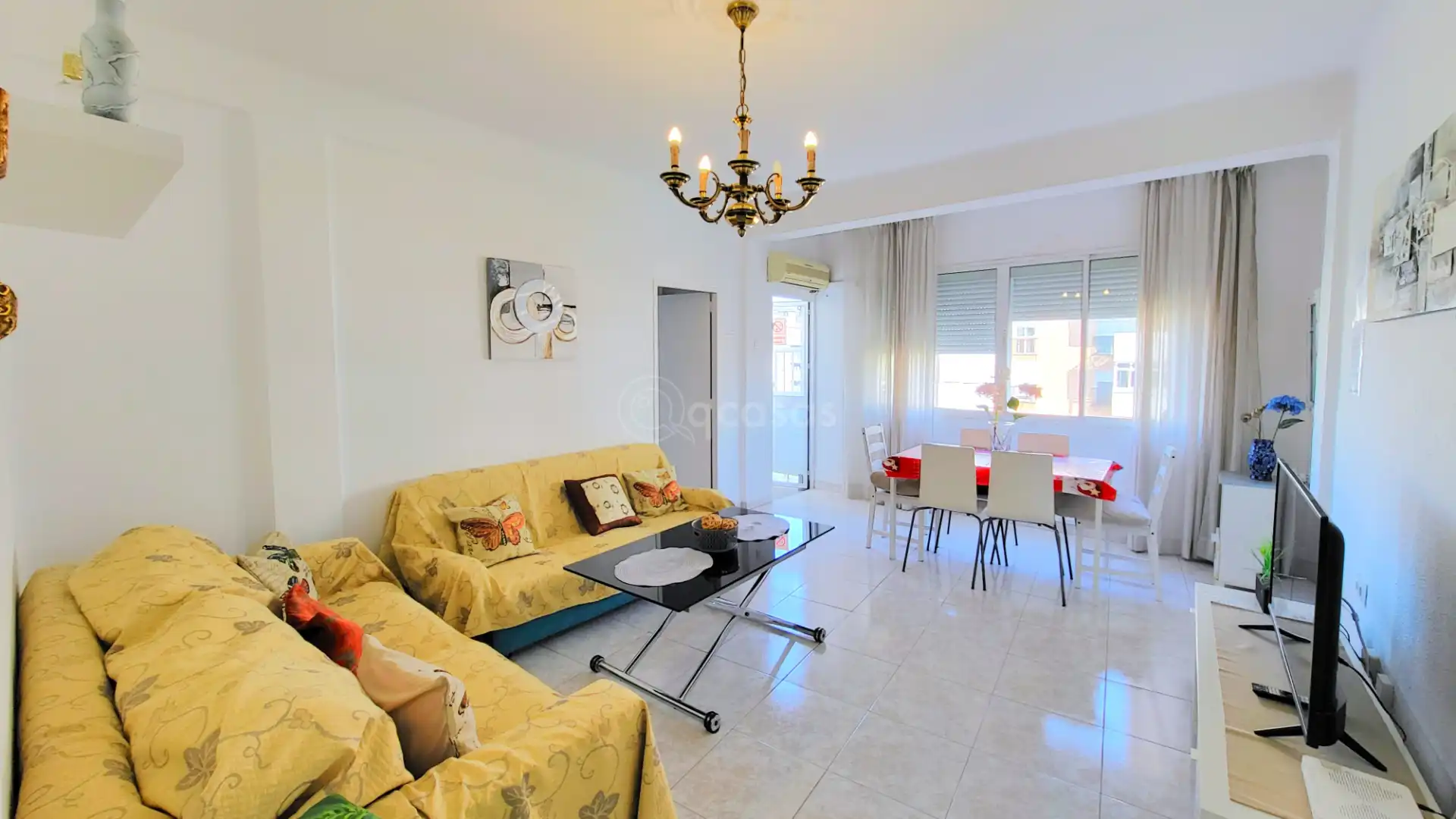 Living room of Flat for sale in Málaga  with Air Conditioner, Heating and Terrace