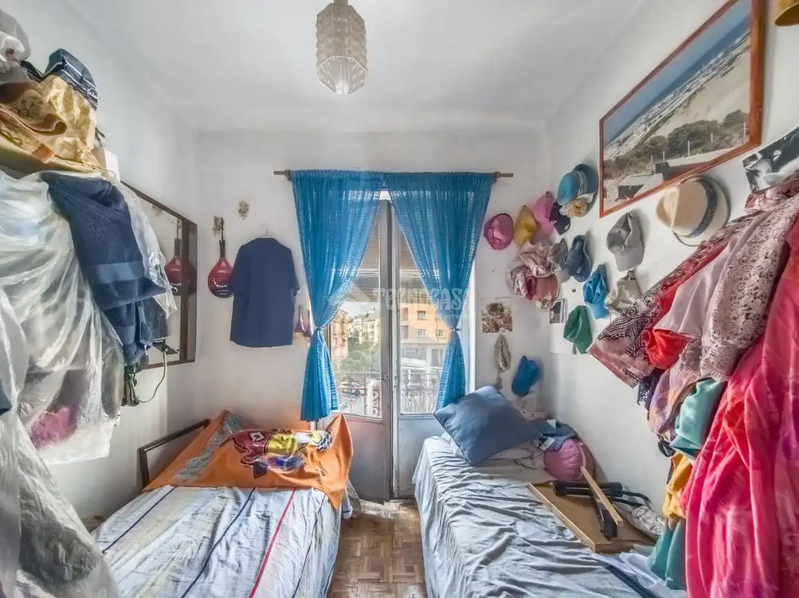 Bedroom of Flat for sale in Madrid  with Heating, Parquet flooring and Terrace