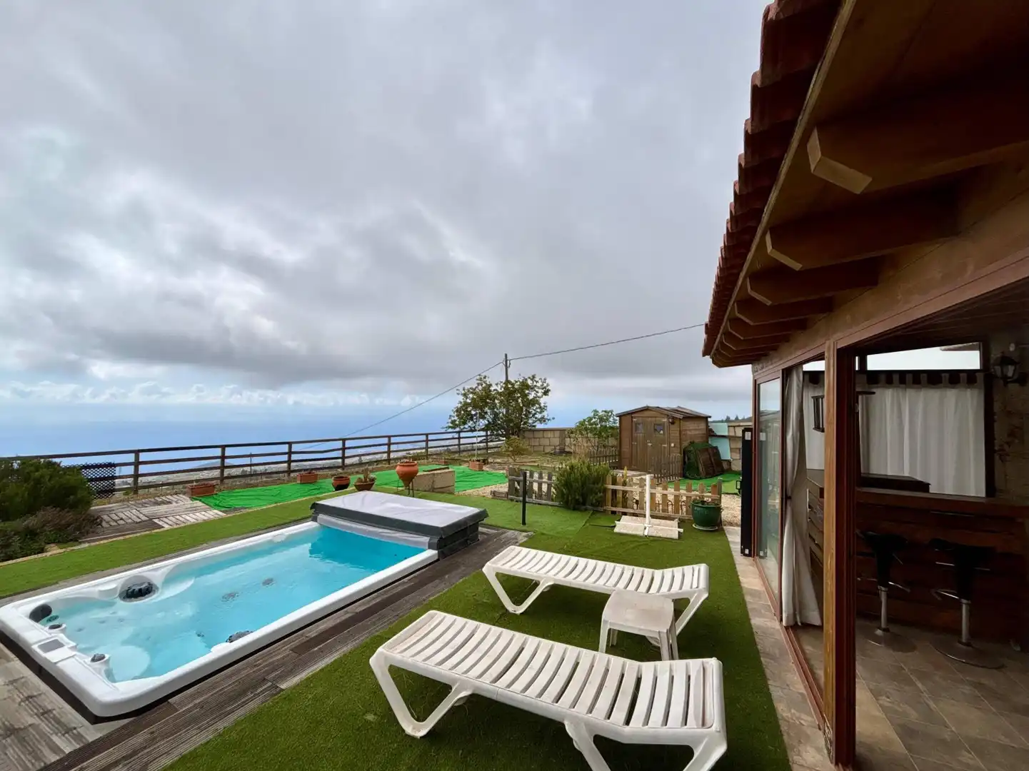 Terraza de Finca rústica en venta en Fasnia con Trastero, Piscina y Amueblado