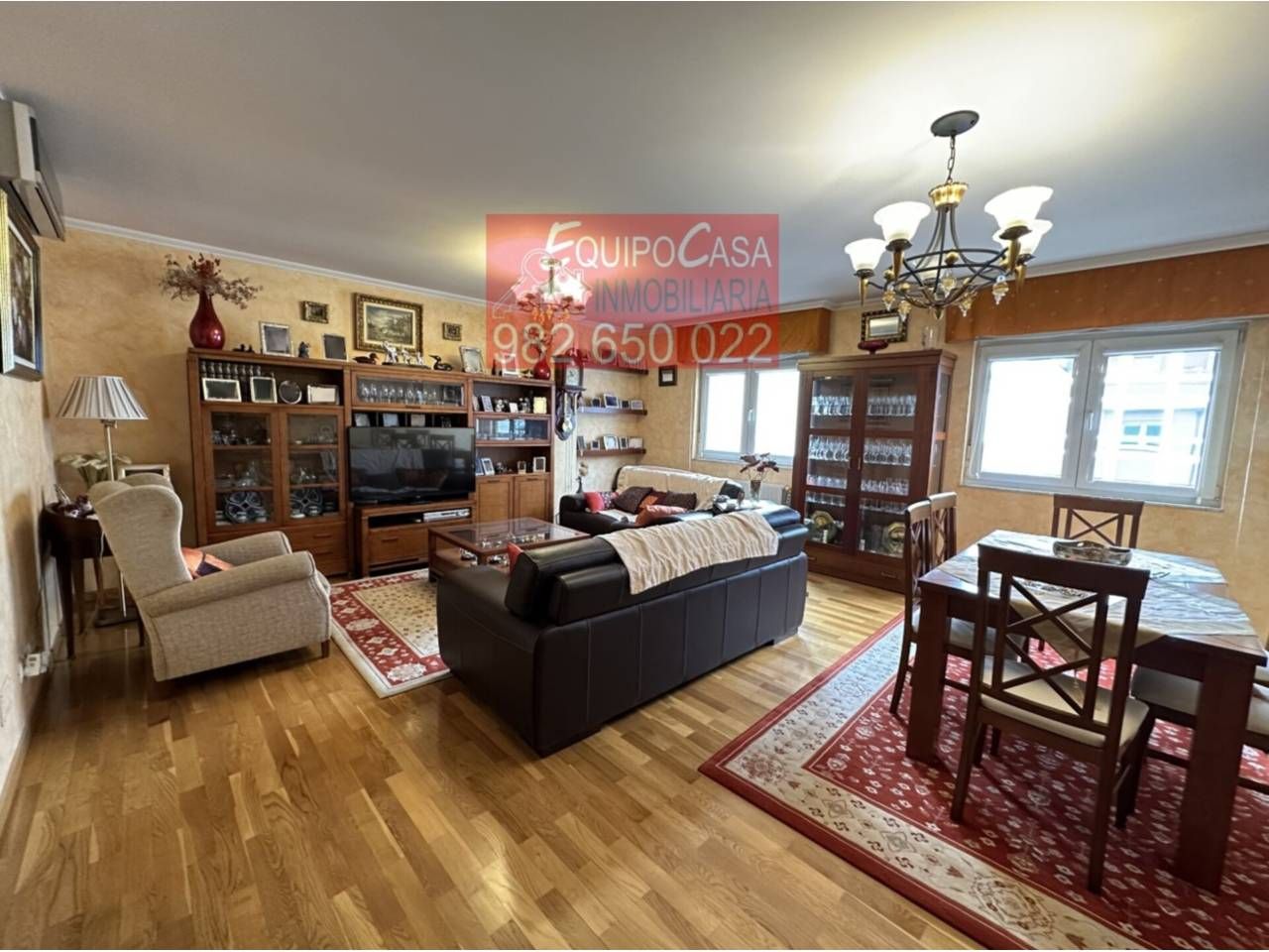 Living room of Duplex for sale in Lugo Capital  with Air Conditioner, Heating and Parquet flooring