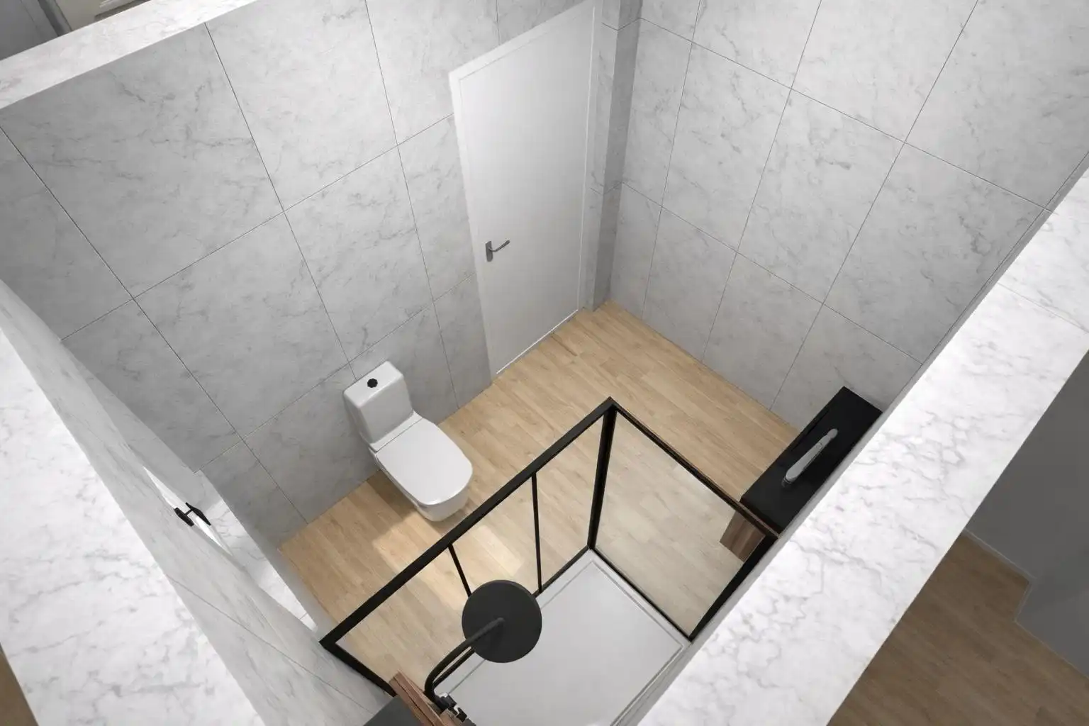 Badezimmer von Wohnung zum Verkauf in Tielmes mit Heizung, Abstellraum und Möbliert