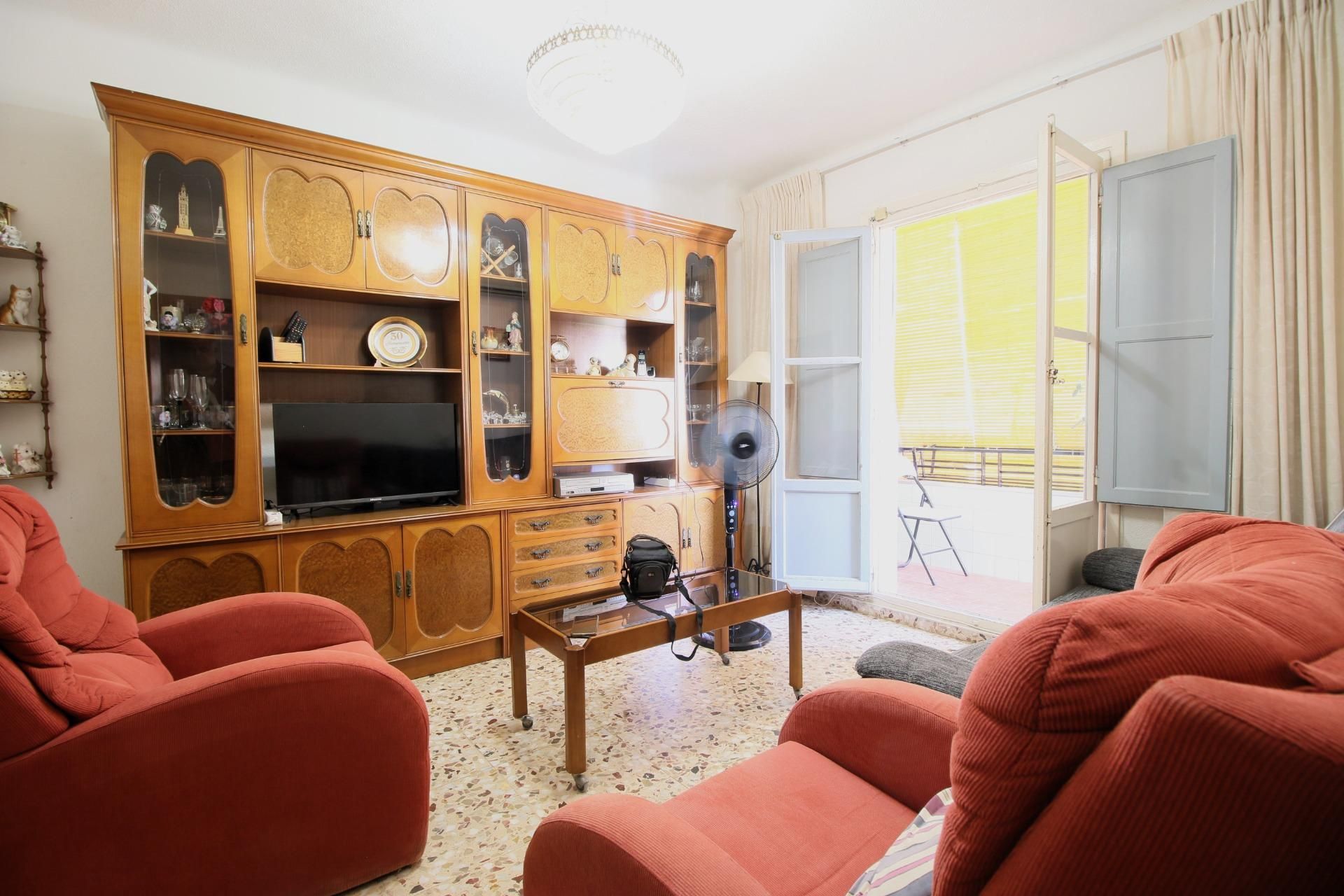 Living room of Flat for sale in Alicante / Alacant  with Air Conditioner, Heating and Balcony