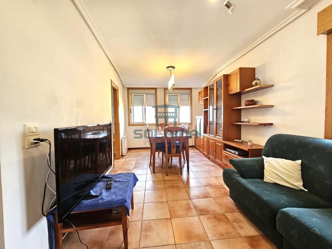 Living room of Flat for sale in Ourense Capital   with Heating and Furnished