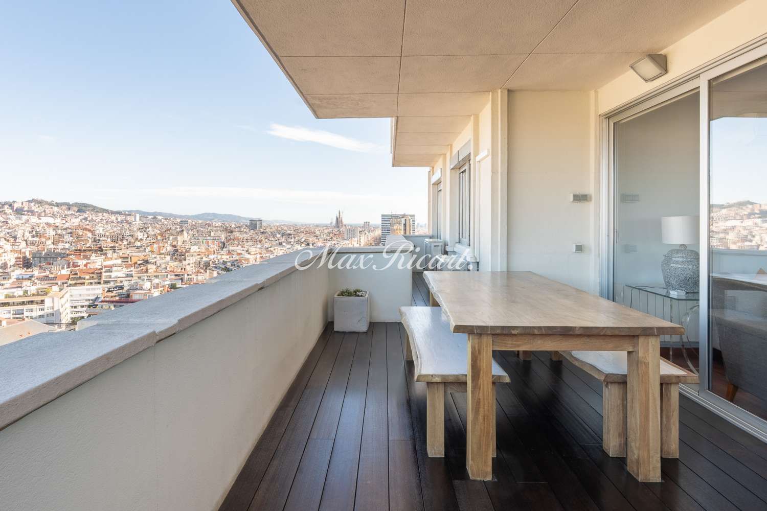 Terrassa de Pis de lloguer en  Barcelona Capital amb Aire condicionat, Calefacció i Terrassa