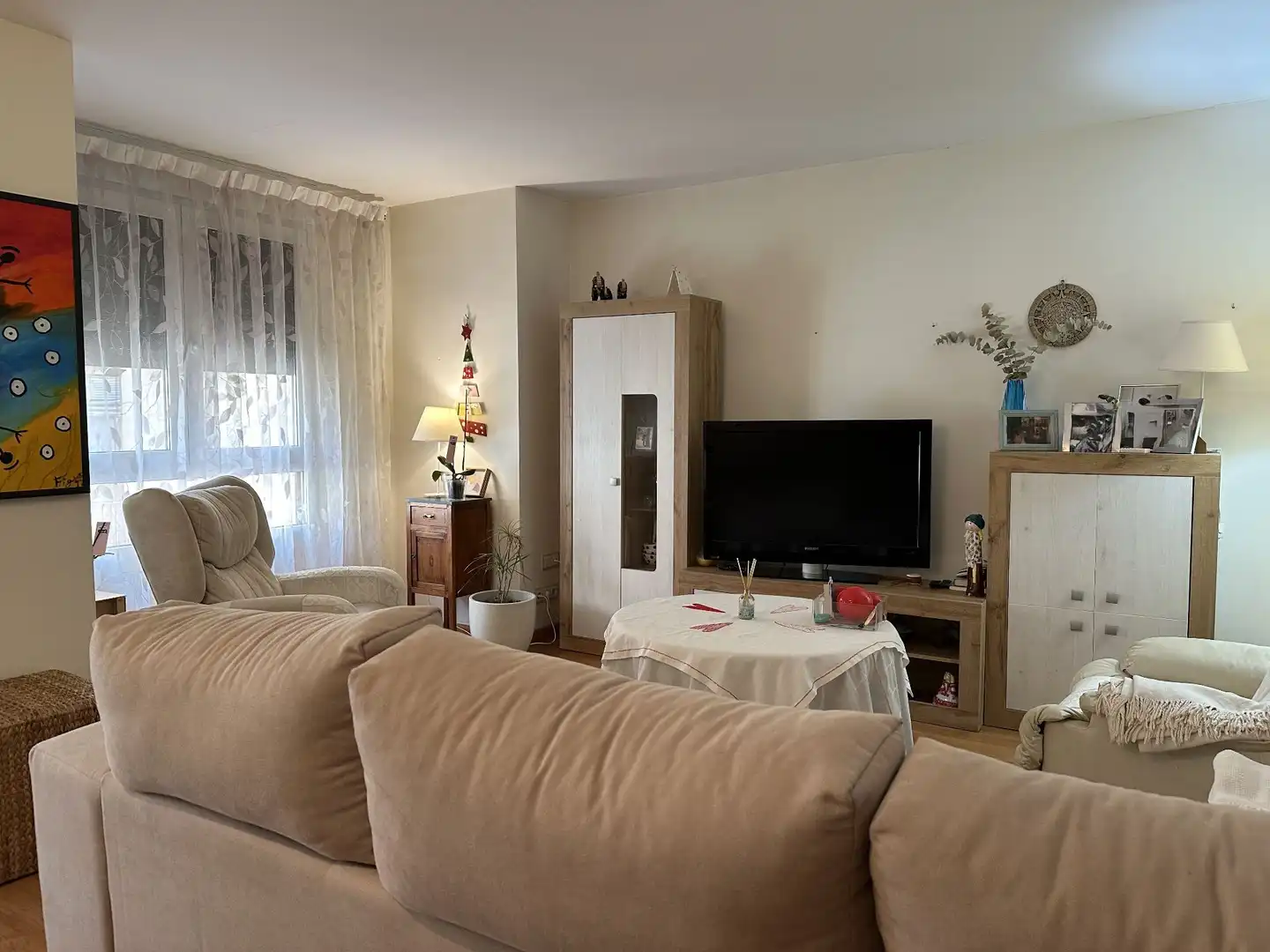 Sala de estar de Finca rústica en venta en Ontinyent con Aire acondicionado, Calefacción y Trastero