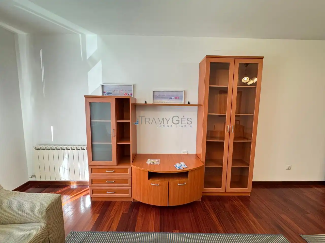 Living room of Flat for sale in Vigo   with Heating, Parquet flooring and Storage room