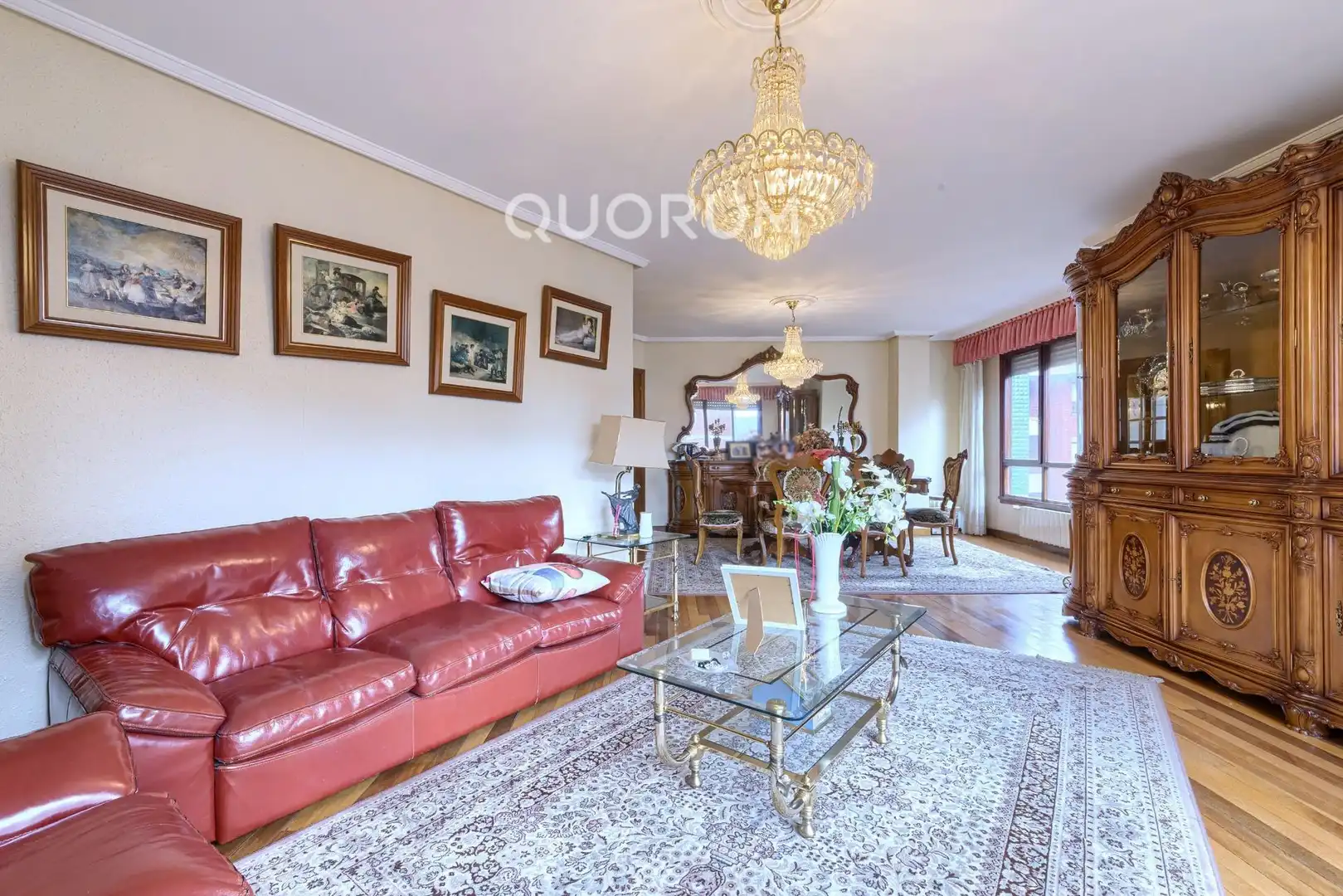 Sala de estar de Piso en venta en Basauri  con Calefacción, Terraza y Amueblado