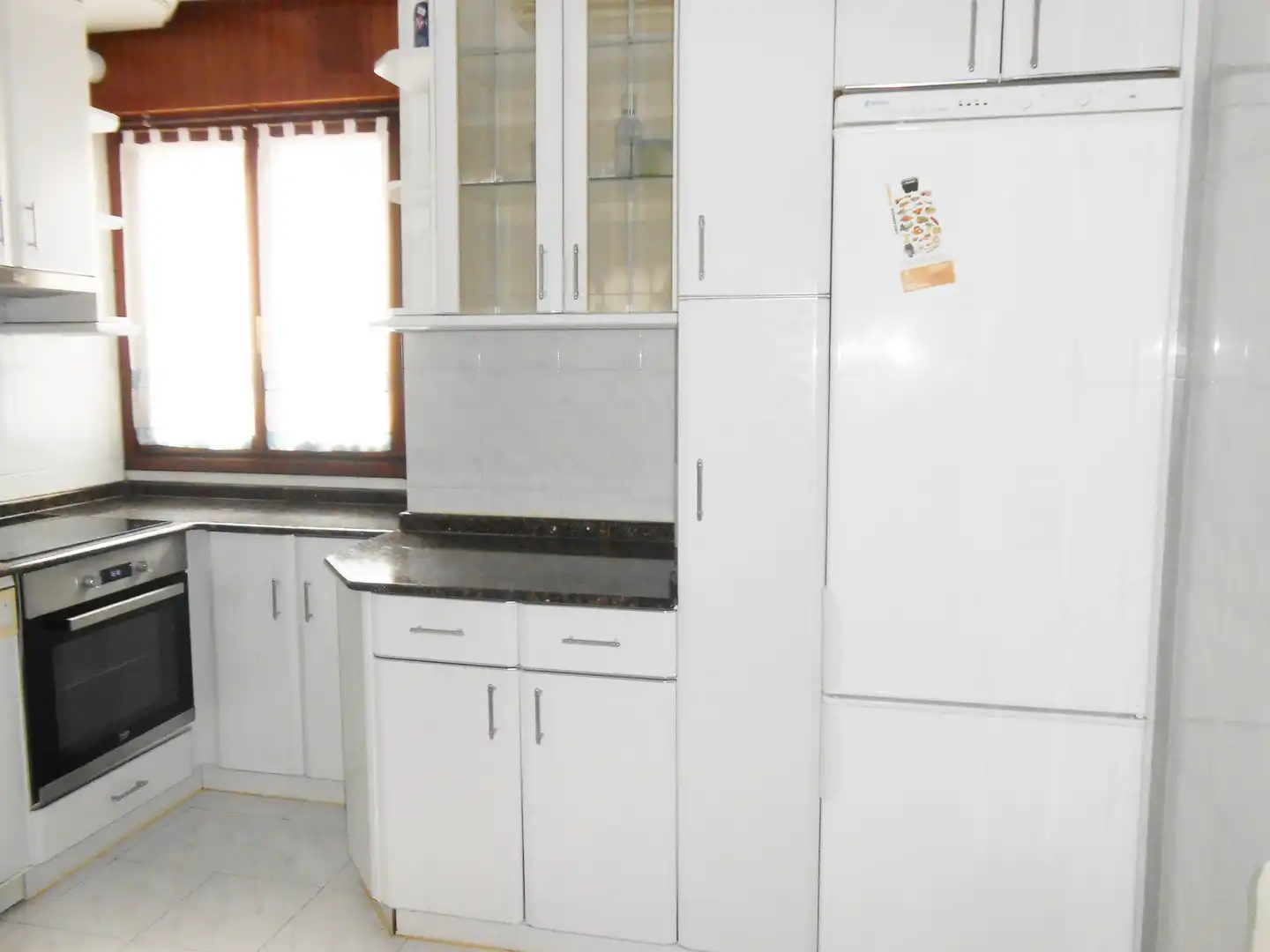 Kitchen of Flat for rent in Bilbao   with Heating, Furnished and Balcony