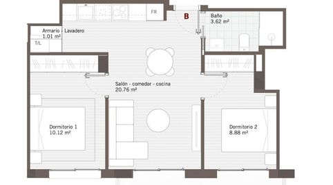 Foto 5 de Piso en venta en Calle de Calvillo, 20, Las Torres de Cotillas, Murcia