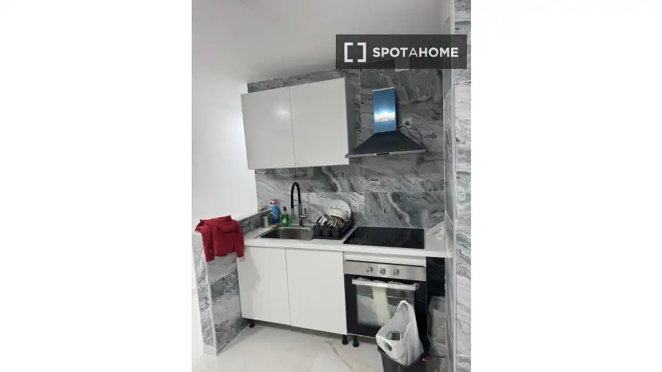 Kitchen of Flat for share in Alicante / Alacant  with Air Conditioner, Heating and Furnished