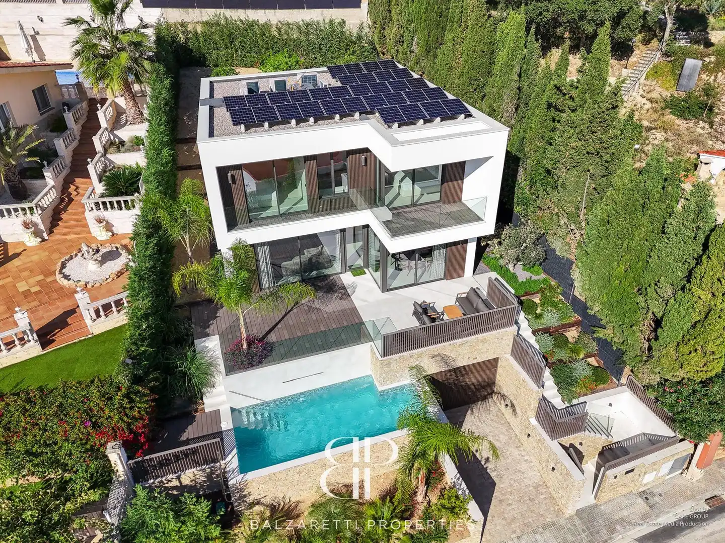 Vista exterior de Casa o xalet en venda en Lloret de Mar amb Aire condicionat, Calefacció i Jardí privat